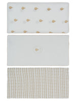 Ciel Enfant Burp Cloth Set of 3 - Stone by KIPP™ Collection
