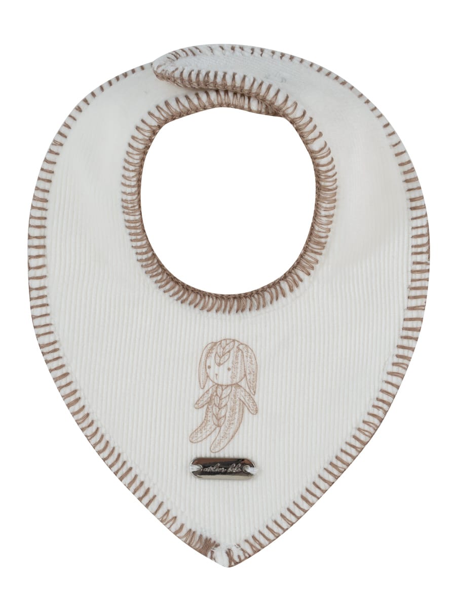 Atelier Bunny Bib - Taupe by KIPP™ Collection