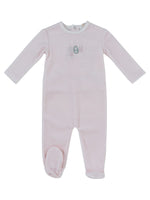 Bunny Stripe Footie - Pink by KIPP™ Collection