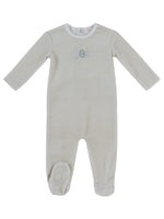 Bunny Stripe Footie - Stone by KIPP™ Collection