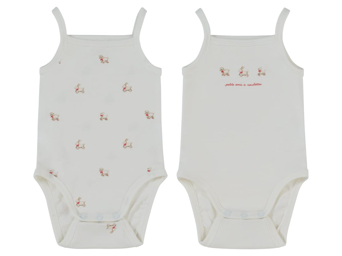 Petit Amis Onesie Set of 2 - Red by KIPP™ Collection