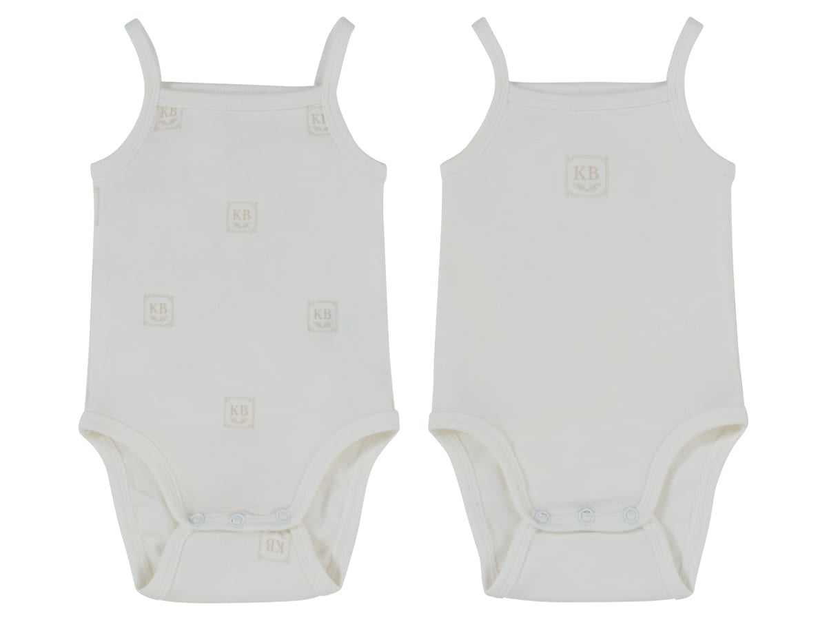 KB Logo Onesie Set of 2 - Stone by KIPP™ Collection