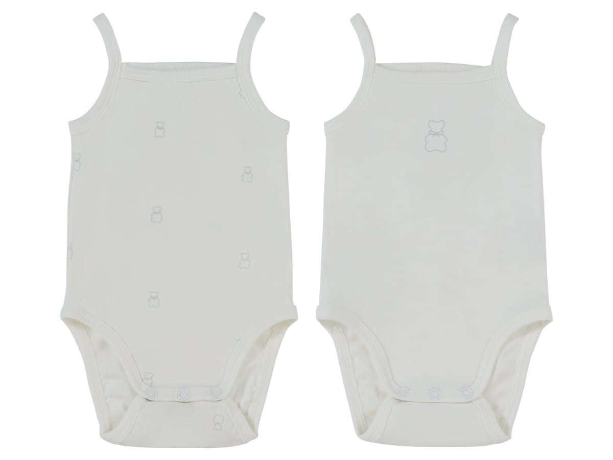Petit Ours Onesie Set of 2 - Blue by KIPP™ Collection