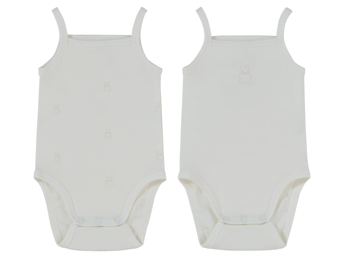 Petit Ours Onesie Set of 2 - Stone by KIPP™ Collection