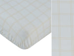 Whinny Plaid Fitted Bassinet Sheet - Stone by KIPP™ Collection