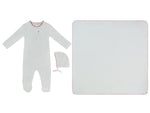 Fur Ever Yours Footie, Hat & Blanket Set - Red by KIPP™ Collection