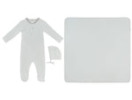 Fur Ever Yours Footie, Hat & Blanket Set - Taupe by KIPP™ Collection