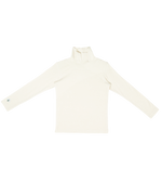 Louise Rib Turtleneck - Oatmilk by Crew Kids NY (view 1 of 5)