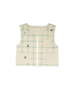 Louise Quilted Vest - Oatmilk by Crew Kids NY (view 1 of 8)