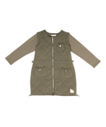 Lyla Quilted Dress - Green by Crew Kids NY (view 1 of 8)