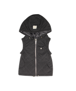 Lyla Quilted Vest - Black by Crew Kids NY (view 1 of 4)