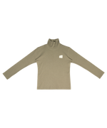Lyla Ribbed Turtleneck - Green by Crew Kids NY