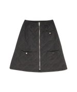Lyla Quilted Skirt - Black by Crew Kids NY (view 1 of 4)