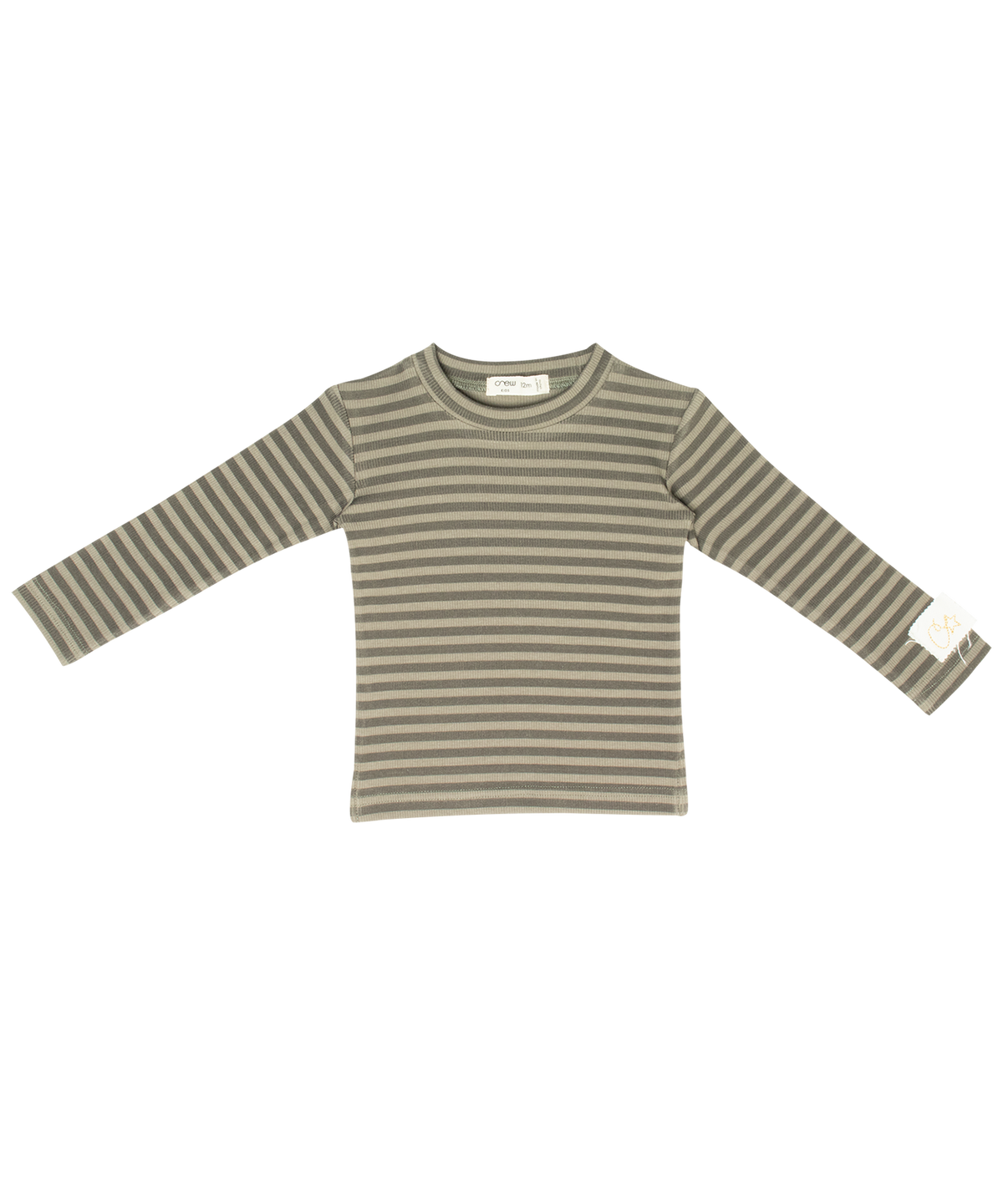 Teddi Rib Stripe Tee by Crew Kids NY