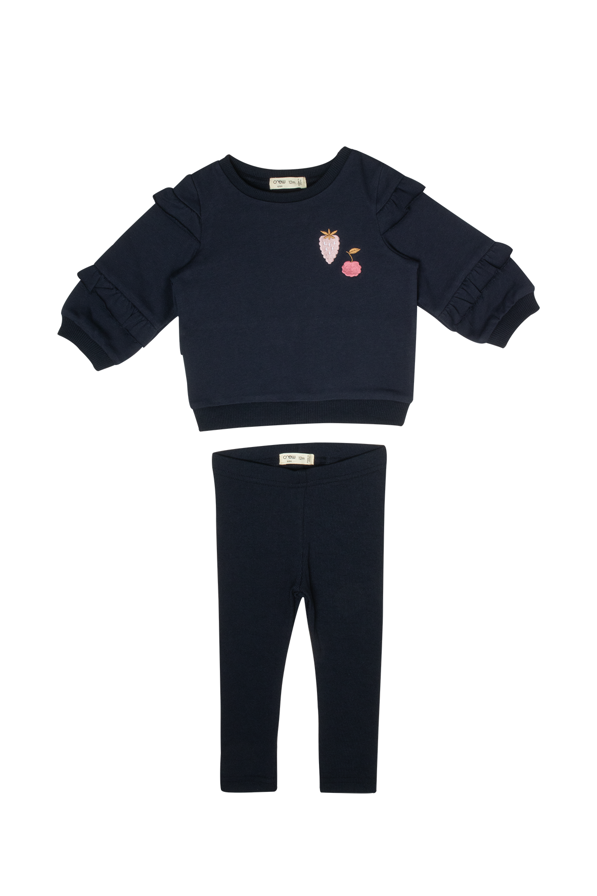 Nina Ruffled Set - Navy by Crew Kids NY