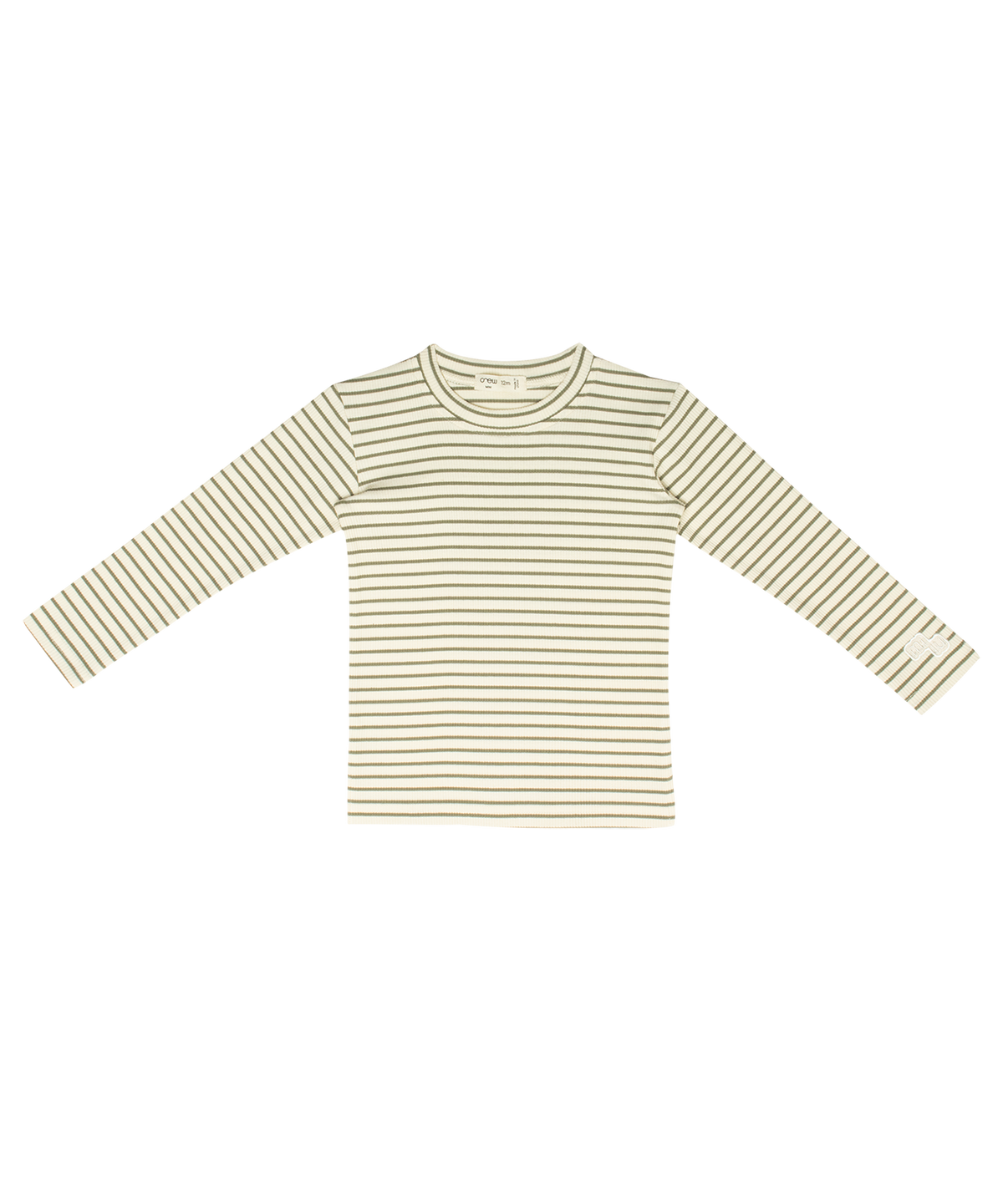 Rowan Stripe Tee - Green by Crew Kids NY