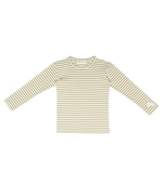 Rowan Stripe Tee - Green by Crew Kids NY
