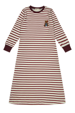 Teddy Lounge Nightgown - Maroon by Crew Kids NY