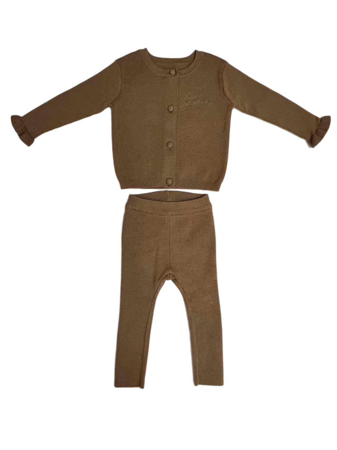Sienna Knit Set - Chestnut
