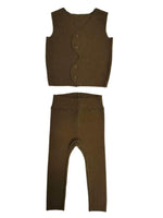 Nola Knit Vest Set - Mustard by KIPP™ Collection