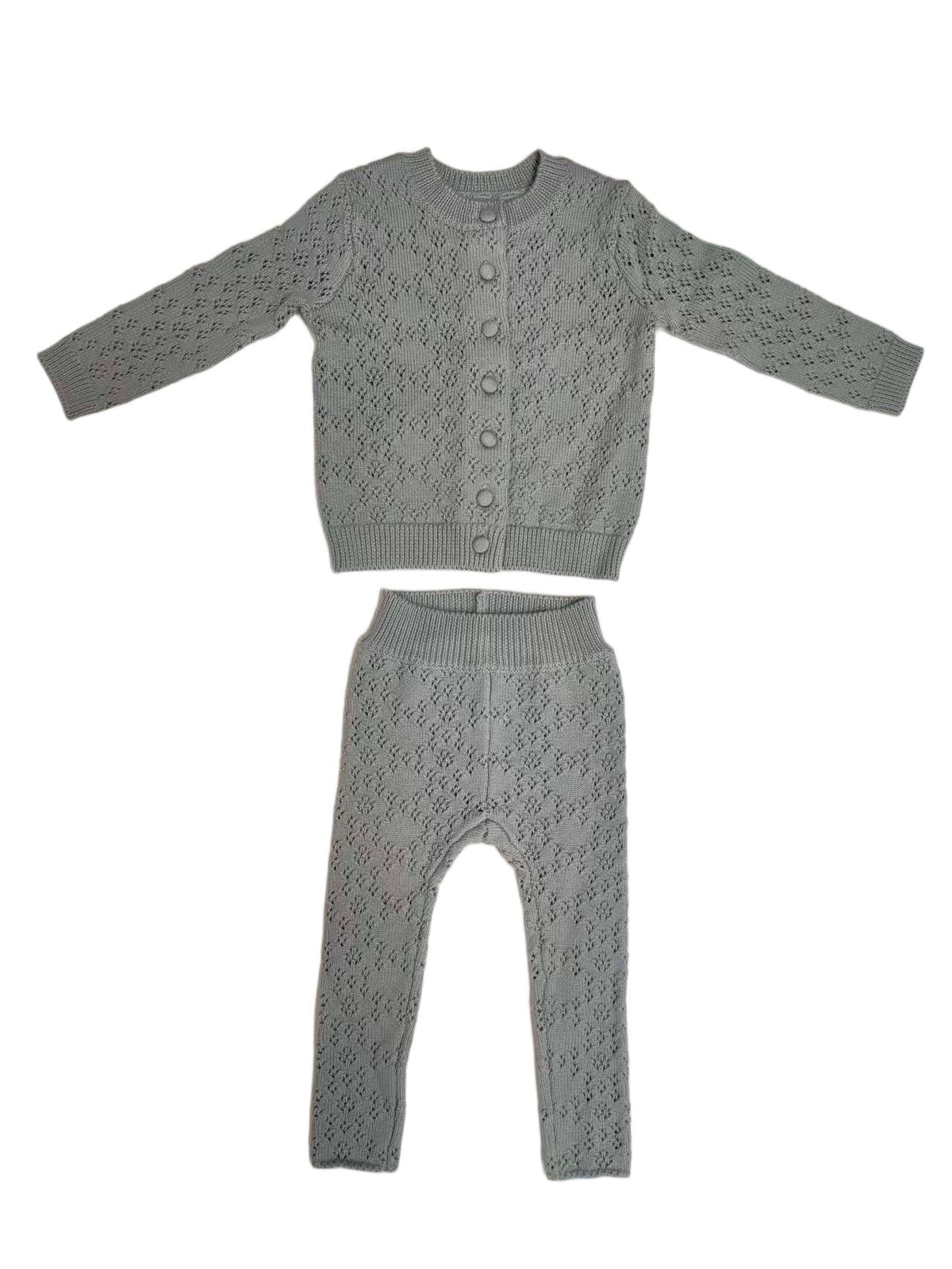 Lyla Pointelle Set - Blue by KIPP™ Collection