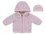 Atelier Cable Fur Jacket & Hat - Pink by KIPP™ Collection