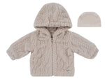Atelier Cable Fur Jacket & Hat - Stone by KIPP™ Collection