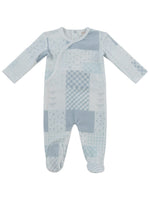 Patchwork Footie - Blue by KIPP™ Collection