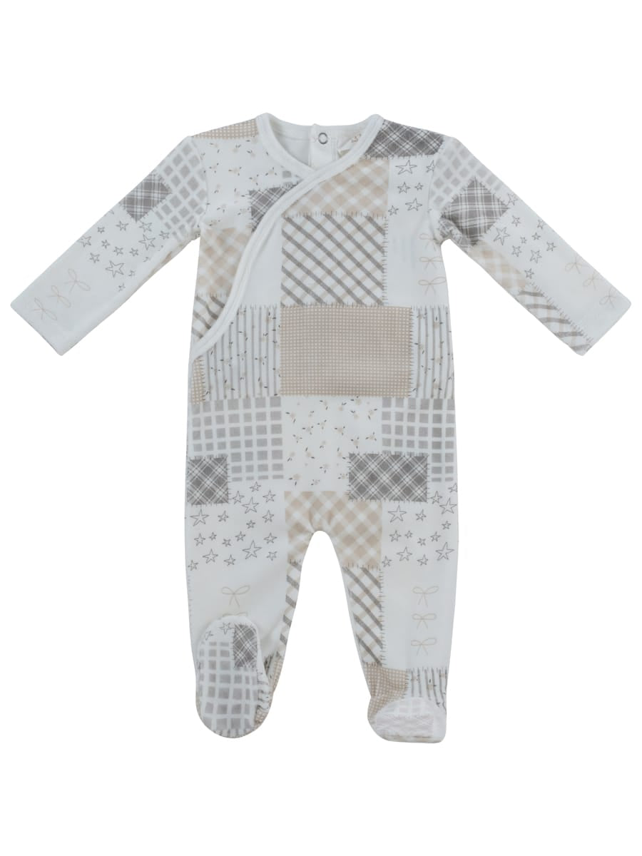 Patchwork Footie - Stone by KIPP™ Collection