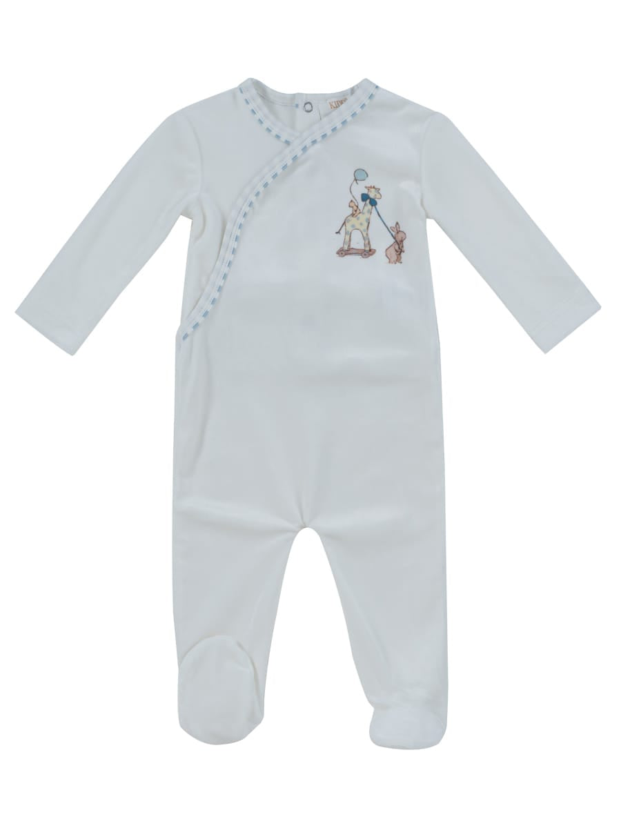 Meadow Friends Footie - Blue by KIPP™ Collection