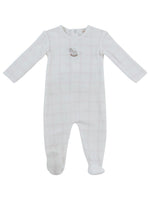 Whinny Plaid Footie - Pink by KIPP™ Collection
