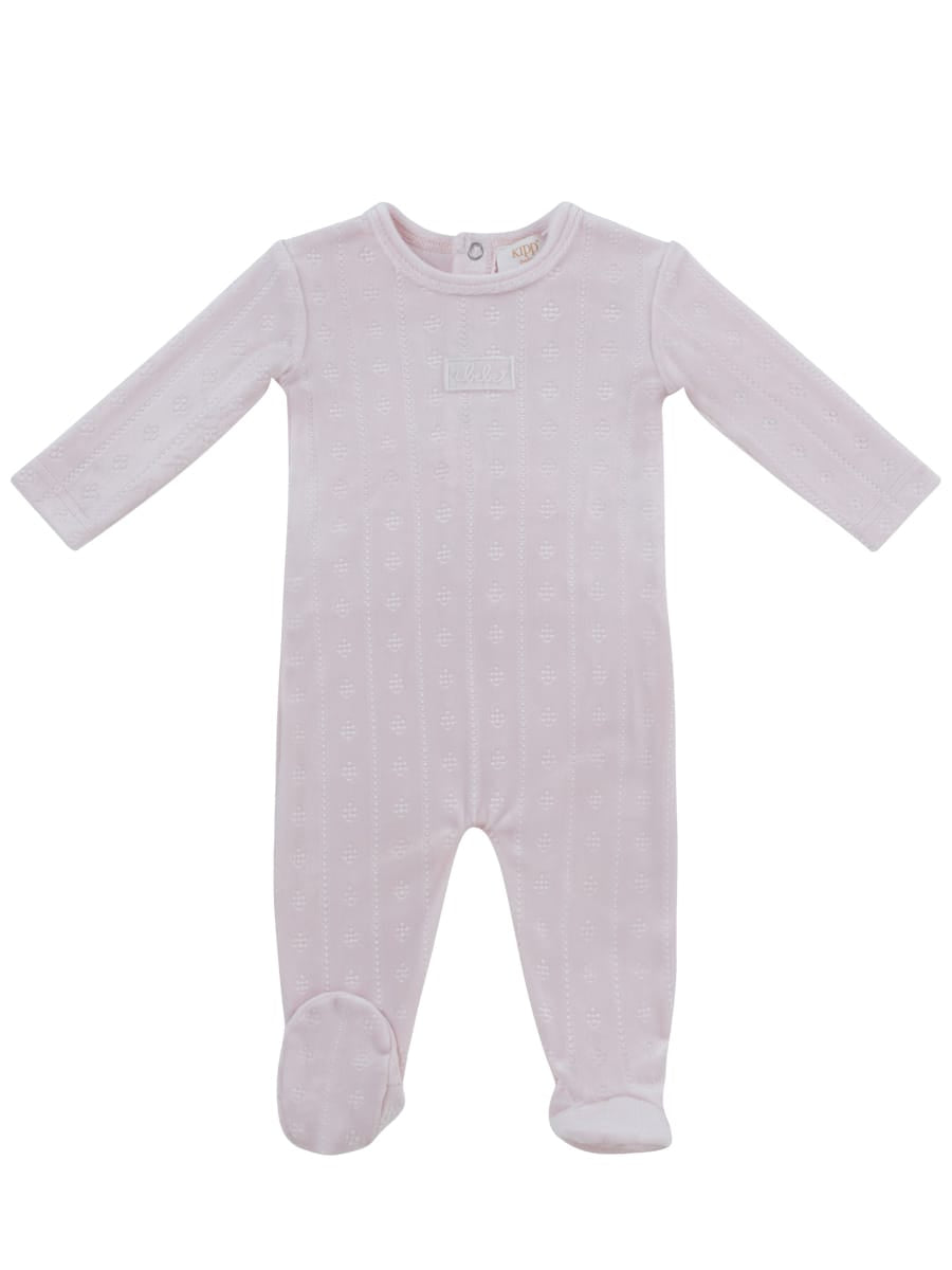 Bebe Pointelle Footie - Pink by KIPP™ Collection