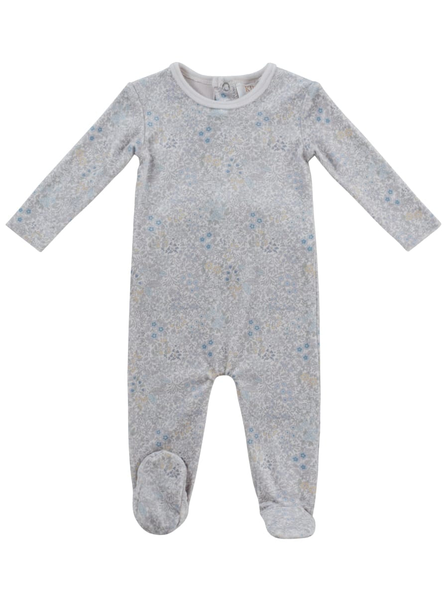 Petite Petal Footie - Blue by KIPP™ Collection