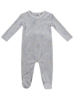 Petite Petal Footie - Blue by KIPP™ Collection