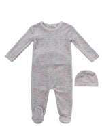 Petite Petal Footie & Hat Set - Pink by KIPP™ Collection