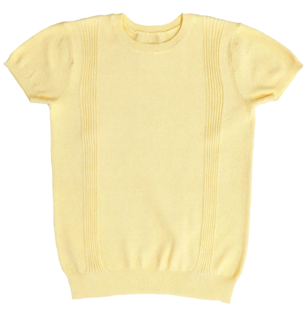 Todd Knit Sweater - Butter - Yellow, Textile, Baby & Toddler Clothing, Active Shirt, Woolen | Everetts Place