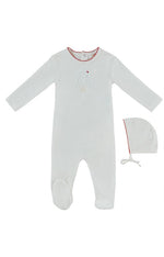 Fur Ever Yours Footie & Hat Set - Red by KIPP™ Collection