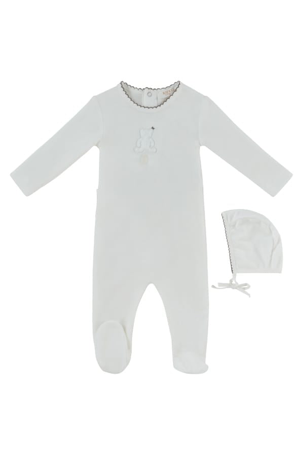 Fur Ever Yours Footie & Hat Set - Taupe by KIPP™ Collection