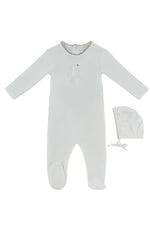 Fur Ever Yours Footie & Hat Set - Taupe by KIPP™ Collection