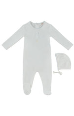 Fur Ever Yours Footie & Hat Set - Blue by KIPP™ Collection