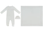 Mon Bebe D'Amour Footie, Hat & Blanket Set - Pink by KIPP™ Collection