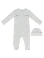 Mon Bebe D'Amour Footie & Hat Set - Taupe by KIPP™ Collection