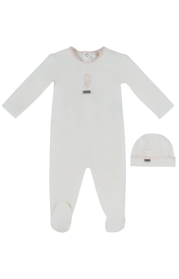 Atelier Bunny Footie & Hat Set - Pink by KIPP™ Collection