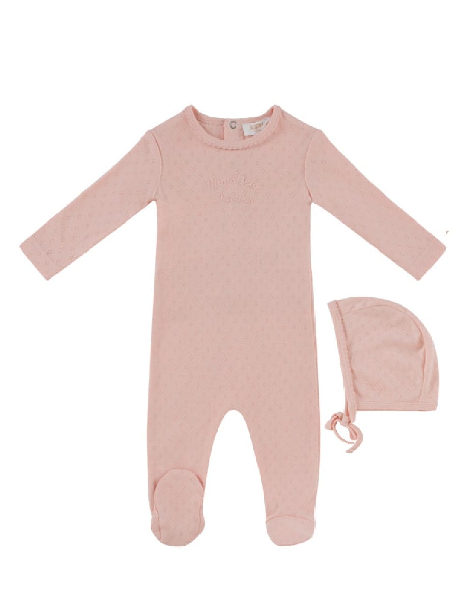 Mon Bebe Footie & Hat Set - Pink by KIPP™ Collection