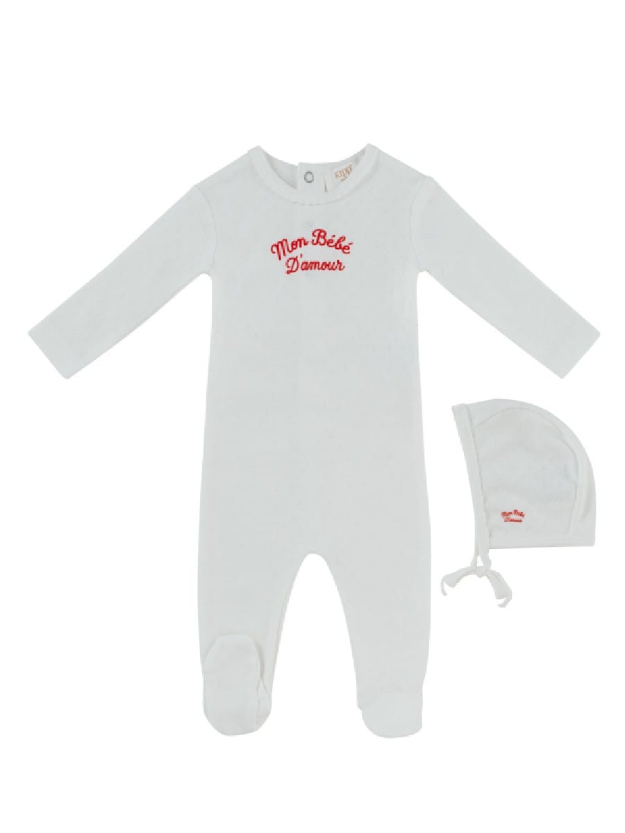 Mon Bebe Footie & Hat Set - Red by KIPP™ Collection