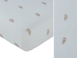 Atelier Cable Fitted Bassinet Sheet - Taupe by KIPP™ Collection