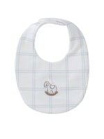 Whinny Plaid Bib - Blue by KIPP™ Collection