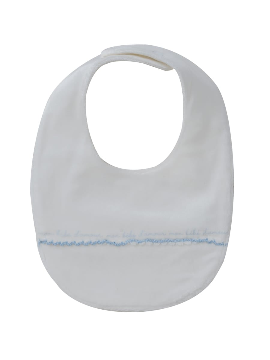 Mon Bebe D'Amour Bib - Blue by KIPP™ Collection