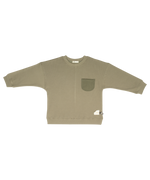 Teddi Ribbed Sweatshirt - Green by Crew Kids NY (view 1 of 6)