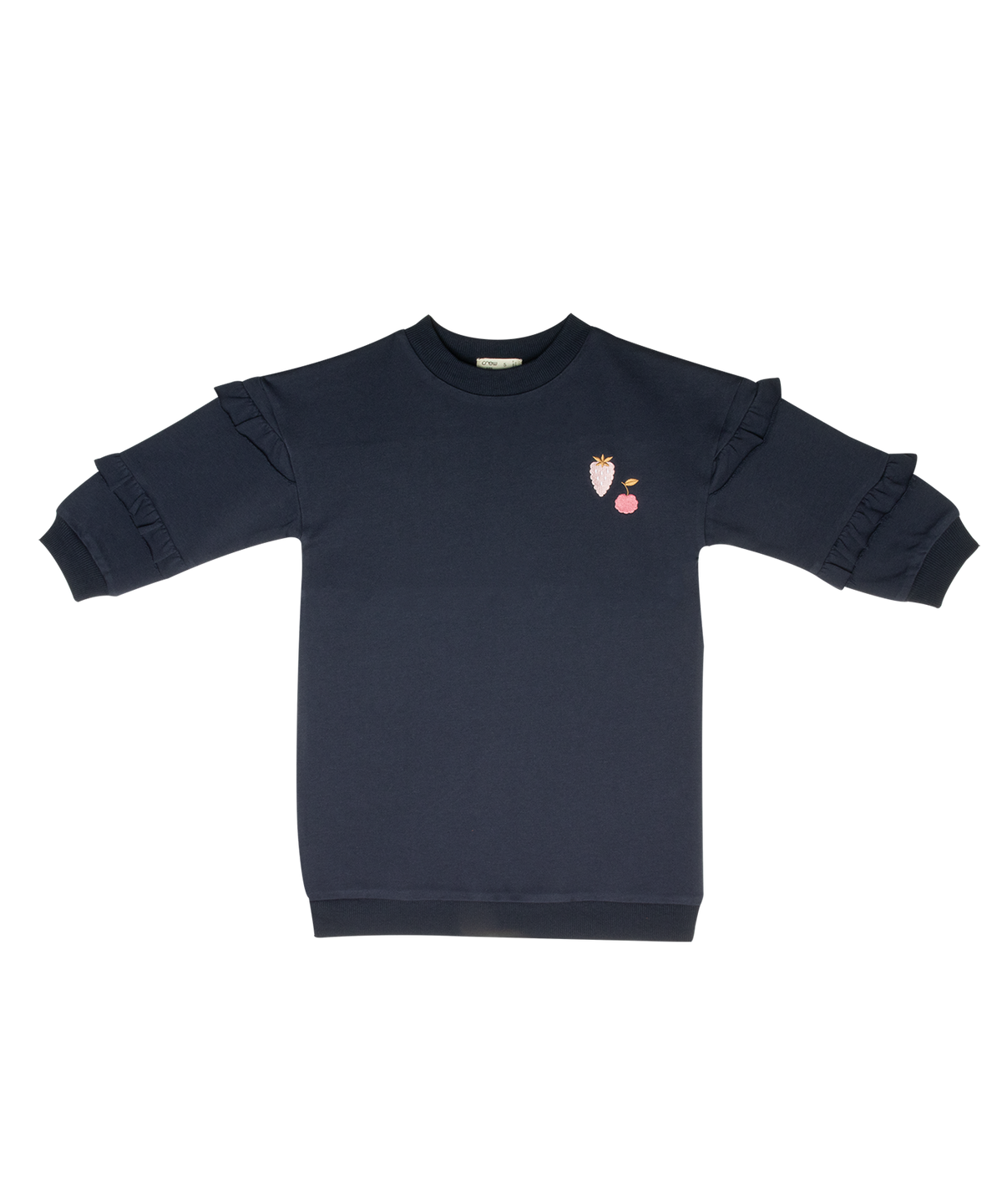 Nina Ruffled Dress - Navy by Crew Kids NY